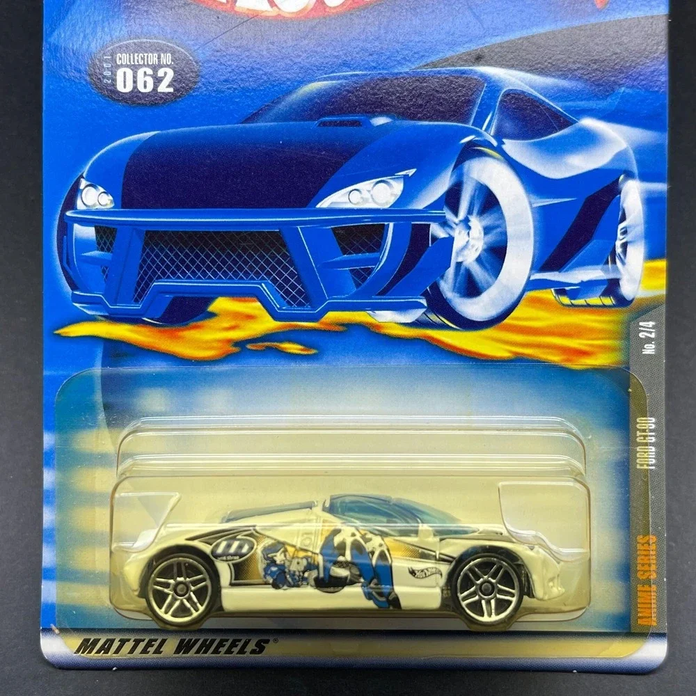 Hot Wheels Ford GT-90 Car White Graphics‎ Diecast 1/64 Scale Anime Series #062